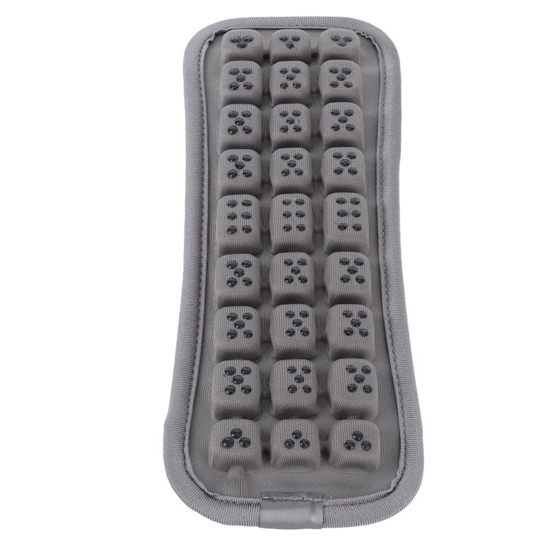 Car Seat Belt Shoulder Pad 3.3 X 9.8in Premium TPU And Spandex Material Soft Comfortable - 36 Connected Air Pockets Pressure Relief Anti Slip Seatbelt Cushion For Long Term Driving Travel Backpacks - Image 3