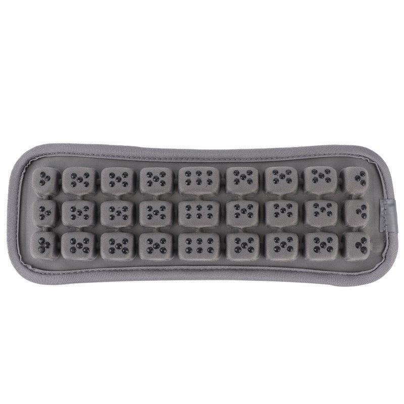 Car Seat Belt Shoulder Pad 3.3 X 9.8in Premium TPU And Spandex Material Soft Comfortable - 36 Connected Air Pockets Pressure Relief Anti Slip Seatbelt Cushion For Long Term Driving Travel Backpacks - Image 1
