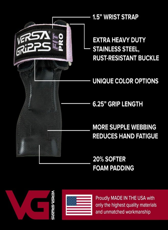 Versa Gripps® Fit Pro, Made in The USA, Wrist Straps for Female Athlete, The Best Training Accessory, Lilac, S - Image 2