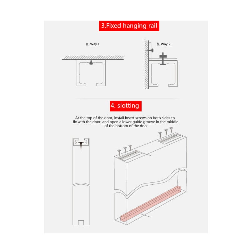Sliding Door Bearing 75kg Load Capacity Silent Sliding with Built-in Multi-Smooth Ball - Enhanced Stability Thickened Bearing Zinc Alloy Cold Steel for Indoor Sliding Doors - Image 2
