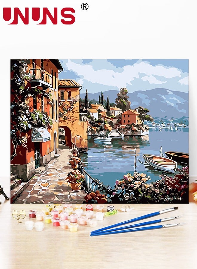 UNUNS DIY Painting By Numbers,Oil Painting Kit On Canvas With Acrylic Pigment,Adult Paint By Number Kits On Canvas For Home Wall Decor,40x50cm - Image 1