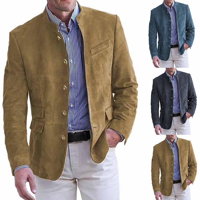 Trade Classical Simple Export Simple Trendy Elegant Suit Jacket - Image 5