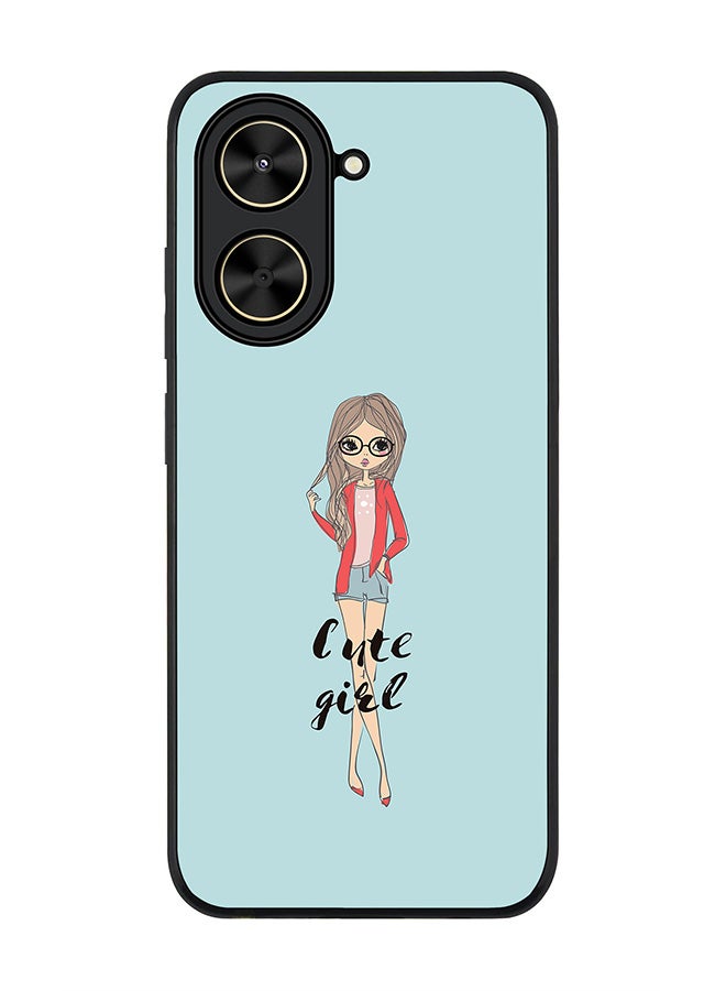 Stylizedd For Xiaomi Poco C71 / Redmi A5 4G Case,Slim fit Camera Protection, Shockproof Thin Phone cover  - Dreamer Cute Girl