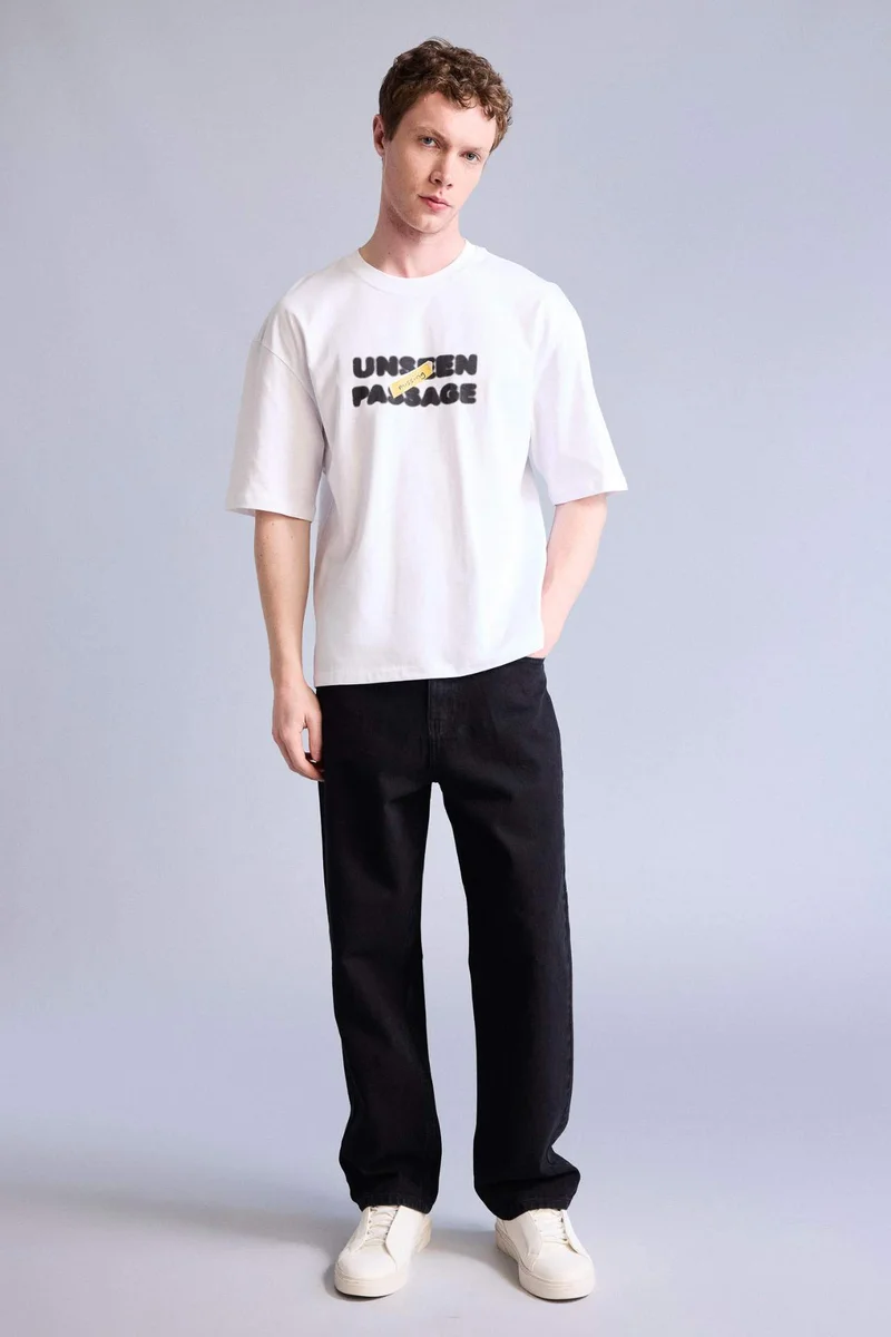Defacto Boxy Fit Short Sleeve T-Shirt