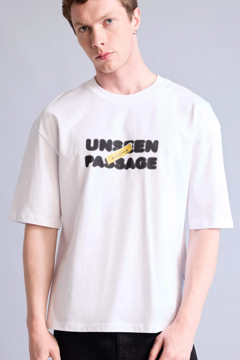 Defacto Boxy Fit Short Sleeve T-Shirt