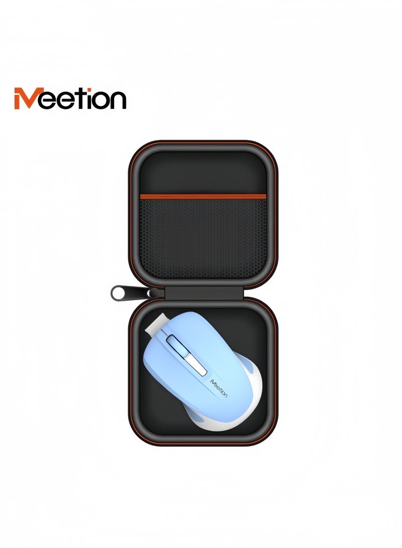 Meetion MiniGo BT MINI Wireless Mouse, 2.4G+Bluetooth USB-C Rechargeable Mouse with Portable Box for Meeting Business and Travel, Super Portable Spare Mouse for Computer Laptop SmartPhone  iPad Tablets - Image 4