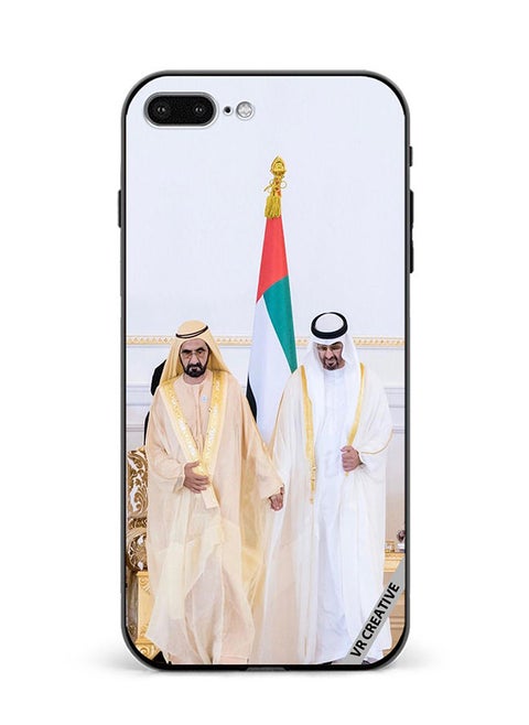 Protective Case Cover For Apple iPhone 7 Plus/8 Plus Sheikh Mohamed Bin Zayed Al Nahyan And Sheikh Mohammed Bin Rashid Al Maktoum Design Multicolour