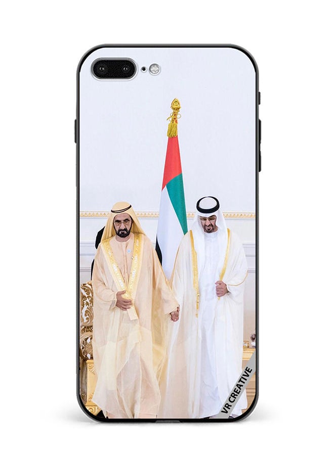 VR CREATIVE - Protective Case Cover For Apple iPhone 7 Plus/8 Plus Sheikh Mohamed Bin Zayed Al Nahyan And Sheikh Mohammed Bin Rashid Al Maktoum Design Multicolour - Image 1