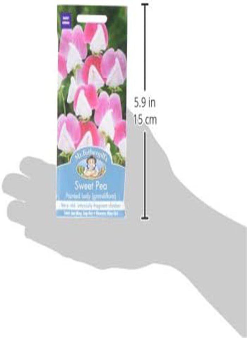 GGOOT 21510 Flower Seeds, Sweet Pea Painted Lady (grandiflora), Pink - Image 4