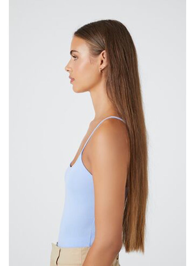 FOREVER 21 Scoop-Neck Spaghetti-Strap Camisole Bodysuit - Image 2