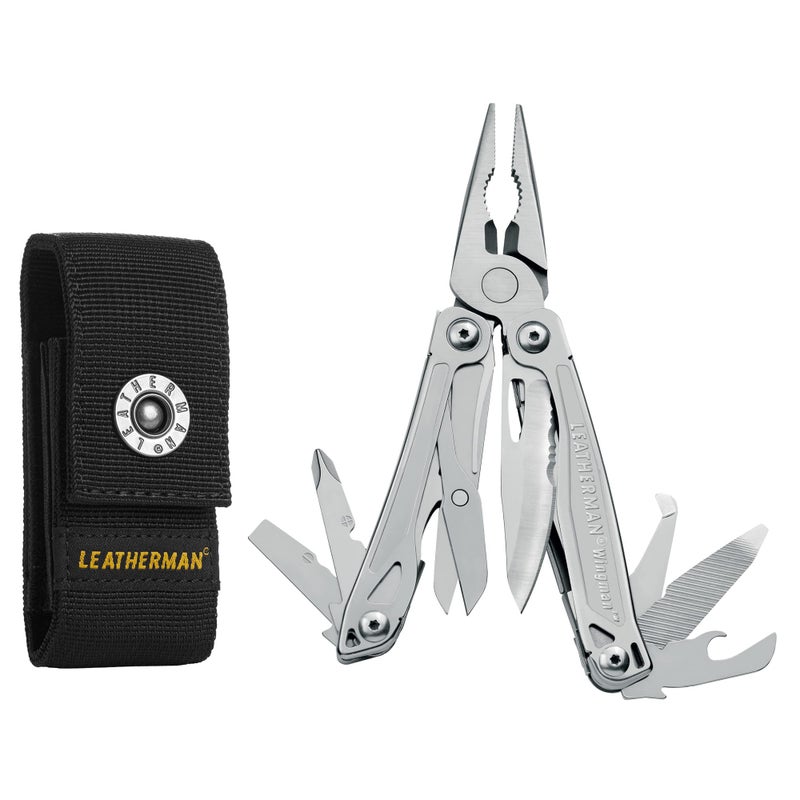 LEATHERMAN LEATHERMAN, Wingman Multitool with Spring-Action Pliers and Scissors, Stainless Steel with Nylon Sheath  - Image 1