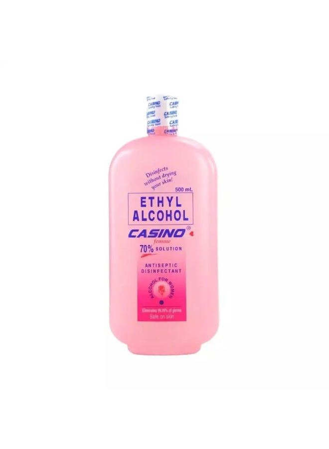 Casino كازينو إيثيل الكحول 70% محلول مطهر معقم للنساء - 500 مل - Image 1