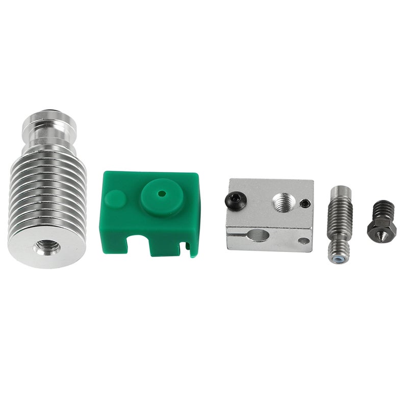 Heatsink Extruder Radiator with Collet Clip V6 Nozzle 1.75mm Filament Hotend Compatible with PT100 Prusa I3 MK3 3D Printer - Image 2
