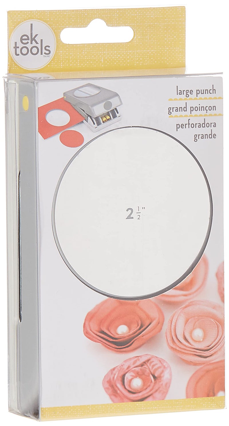 EK Tools Circle Paper Punch, 2.5-Inch, New Package , White - Image 4