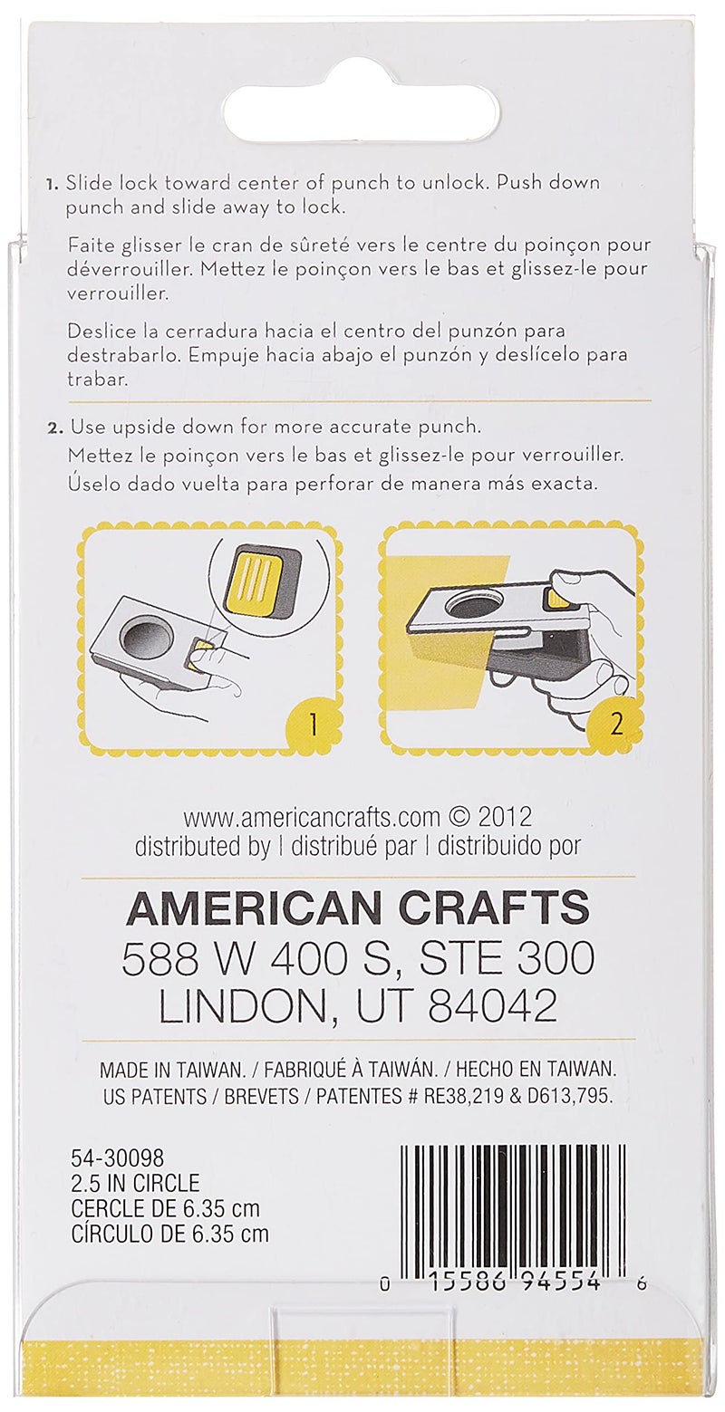 EK Tools Circle Paper Punch, 2.5-Inch, New Package , White - Image 5