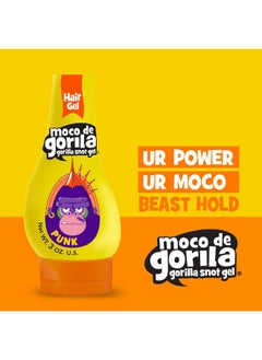 Moco de Gorila Moco de Gorila Punk, Hair Styling Gel, Reactivate with water, Long-lasting Hold, 3-Pack of 11.99 Oz Each, 3 Squeezable Bottles.  - Image 4