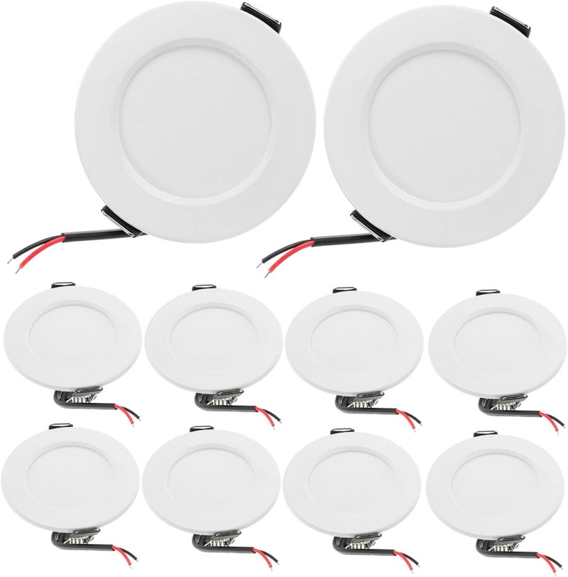 Daily universal pick jojofuny 10pcs Led Recessed Downlights White Flush Mount Ceiling Lights Modern Spotlight Lamps for Living Room Bright and Cozy Indoor Lighting Multi option design Climate adapted delivery plan Popular practical build Precision made Detachable clean Heavy load resistant Major city pickup option Simple multi-feature practical build Single & bulk use compatible All-item matching trendy build Fast intercity distribution Trendy widespread design Sufficient order stock Labor saving Riyadh Jeddah Dammam ship Multi-budget available picks Long lasting universal build Integrated practical design Trendy economical quality Newly stocked local goods General standard compliant quality Reliable daily use design Ready post purchase fulfill Main road full logistics cover - Image 1