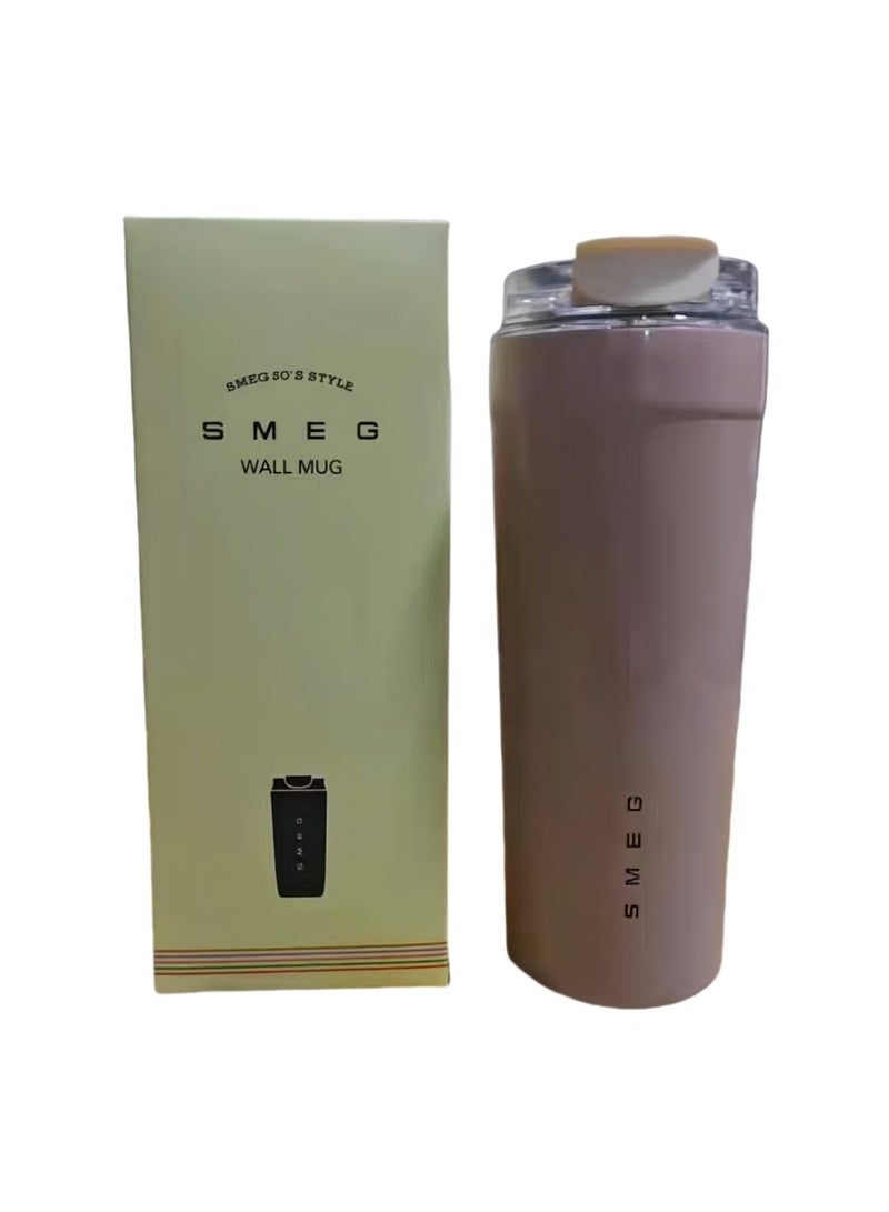 SMEG 550ML Coffee Mug,Insulated Beverage Cup With Leakproof Lid, Travel Portable Car Drinking Cupï¼316 Stainless Steel Vacuum Leak proof Thermos Cup - Image 1