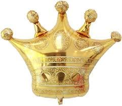 SOI (5 Pcs) Gold Crown and Star balloon decoration Kit for Birthday Wedding Anniversary Bachelorette Party Decoration (Gold Crown Set) - Image 3