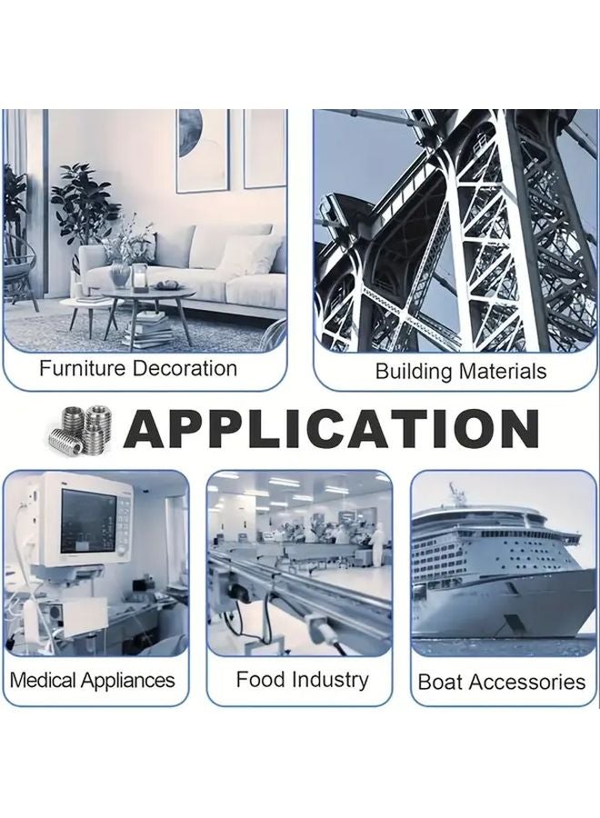 M8 M10 L15 6pcs Self Tapping Screw Insert Hammer In Thread For Car Machine - Image 4