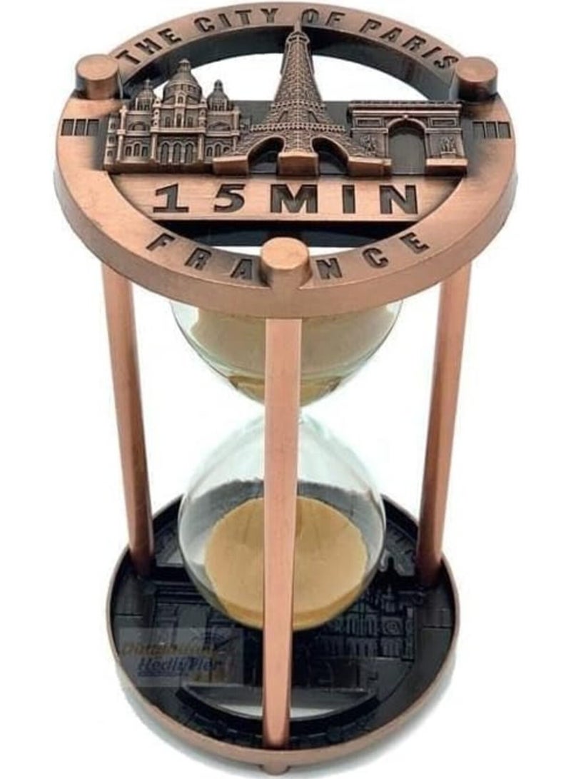 ساعة رملية معدنيه 15 دقيقه  - Image 1