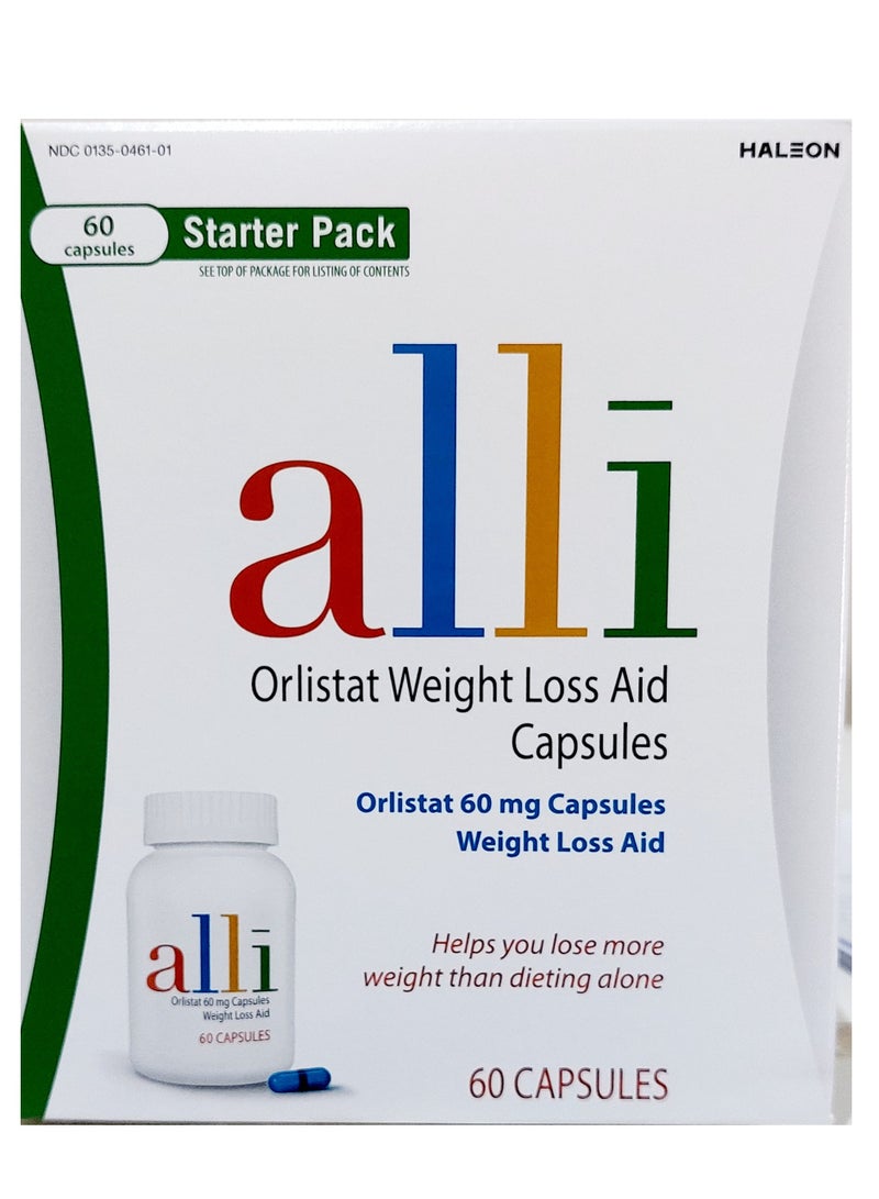 alli orlistat 60 mg 60 capsules - Image 1
