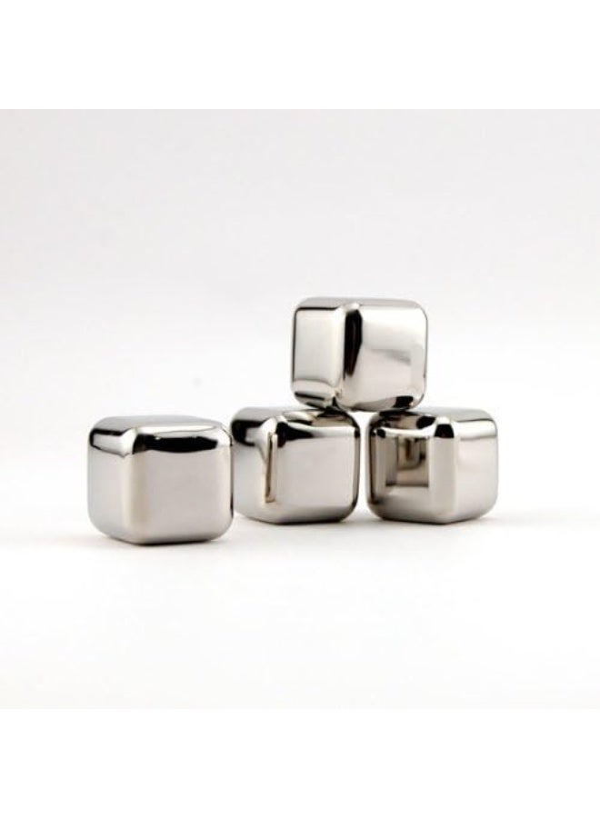 Franmara Stainless Steel Ice Cubes Deluxe - Set of 4 - Image 4