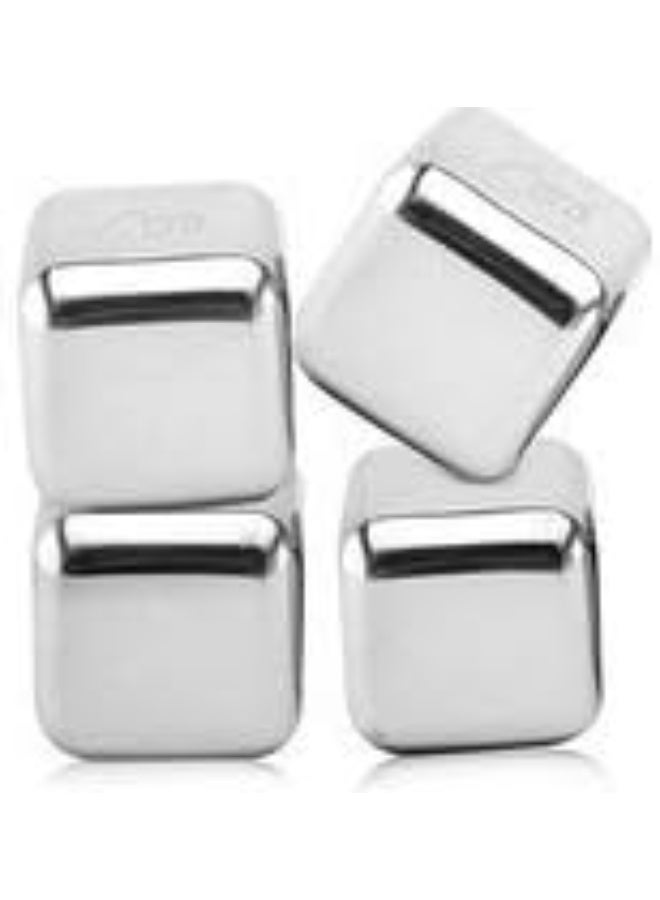 Franmara Stainless Steel Ice Cubes Deluxe - Set of 4 - Image 2