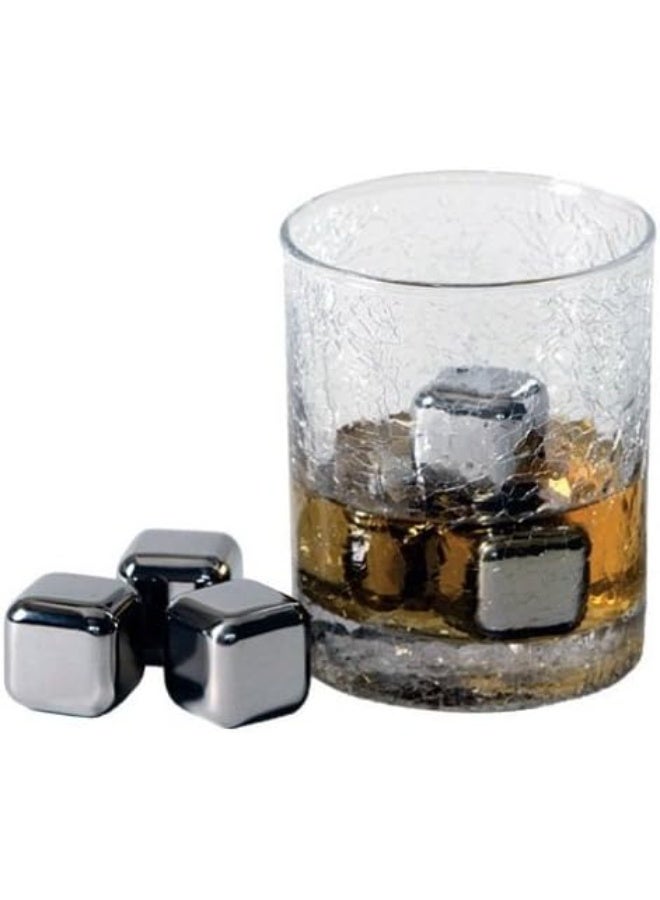 Franmara Stainless Steel Ice Cubes Deluxe - Set of 4 - Image 1