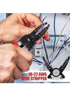 BHAVYATA ENTERPRISE BHAVYATA 5 in 1 Multipurpose Lineman Plier with Gripping Wrench Cutter Crimping Wire Stripper Fuction Combination plier Electric Cable Stripping Wrench Snapper  - Image 3