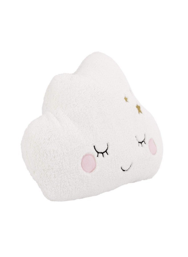 NoJo Little Love By Nojo Plush Cloud Shaped Decorative Pillow Decorative Nursery Pillow Playroom Décor Cute Throw Pillows White 1 Count (Pack Of 1) - Image 4