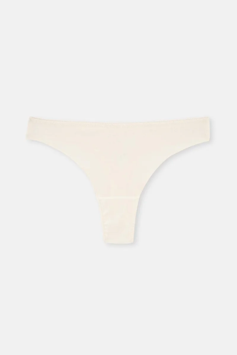 داجي Multicolor Women's 3-Patterned Thong Panties