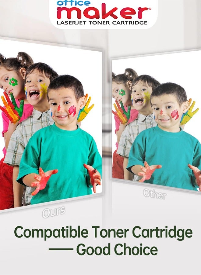 Office Maker Compatible Toner Cartridge Replacement for HP 203A CF540A Use for Color Laserjet M254dw M254nw MFP M280 M280nw M281cdw M281fdn M281fdw Printer(1Black, 1-Pack) - Image 4