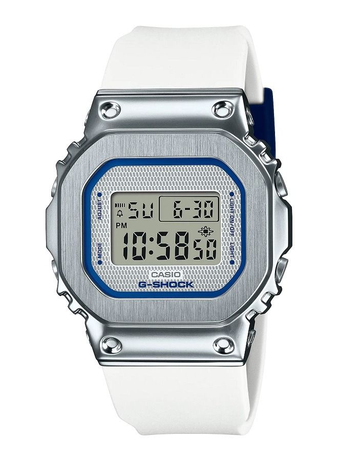 Casio Women Watch G-Shock Lover’s Collection Digital Metal Bezel Clear Dial Resin Band GM-S5600LC-7D - Image 1