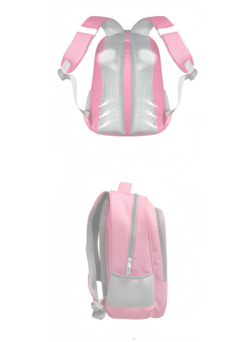 Labubu Backpack Student Large Capacity High-end Backpack Children's Wear-resistant Polyester Backpack 36*26*13CM - Image 4