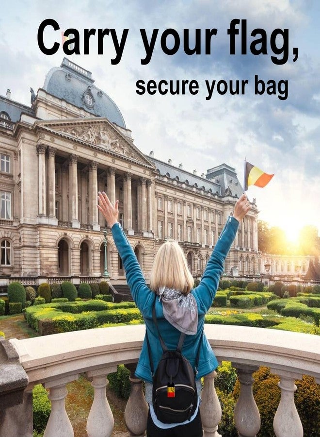 tag8 [Pack 2] tag8 Belgium Flag Smart Luggage tag |Trendy Luggage tag ID Identification | Suitcase Tag | Fashionable Digital Name tag | Airline Compliant, SITA World Tracer Code Enabled | Gift idea - Image 3