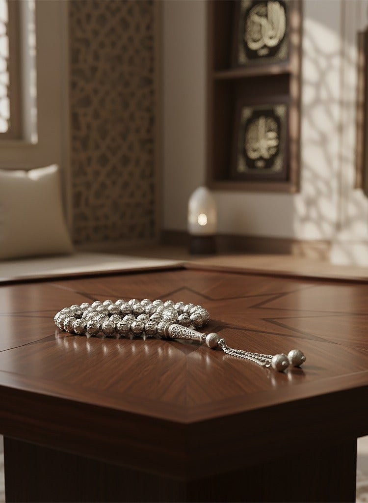 أوديسي سبحة فضة خالصة بأسماء الله الحسنى  (DSC6986) - Image 2