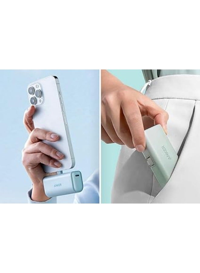 Anker Nano Power Bank with Built-in Lightning Connector, Portable Charger 5,000mAh MFi Certified 12W, Compatible with iPhone 14/14 Pro / 14 Plus / 14 Pro Max, iPhone 13 and 12 Series - Image 4