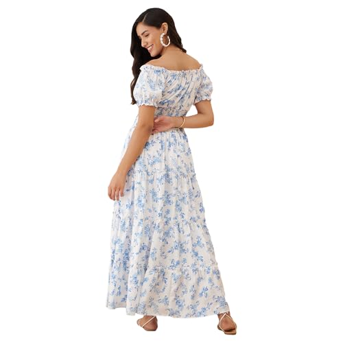 Rare Women's Regular Fit Fit and Flare Dress (EP7546C_White XS) - Image 4