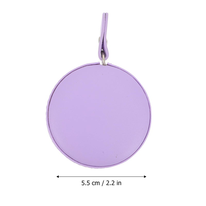 Soft Purple PU Leather Tape Measure For Sewing Tailors Clothing And Waist Measurement 1 5m - Image 3