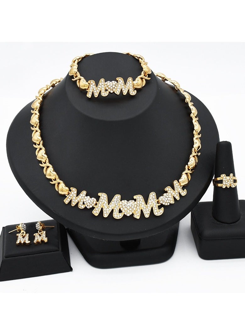 Mark Fairwhale European and American Fashion Multi-layer Woven Women's Necklace Set 