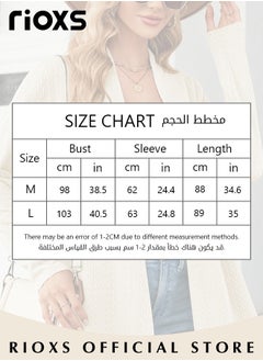 RIOXS Fashionable Mid-long Cardigans for Women, Trendy Long Sleeve Cardigan, Classic Elegant Open Front Sweater Coat, No Zipper or Buttons, Comfortable to Wear, Suitable for Wearing When Going Out  - Image 4