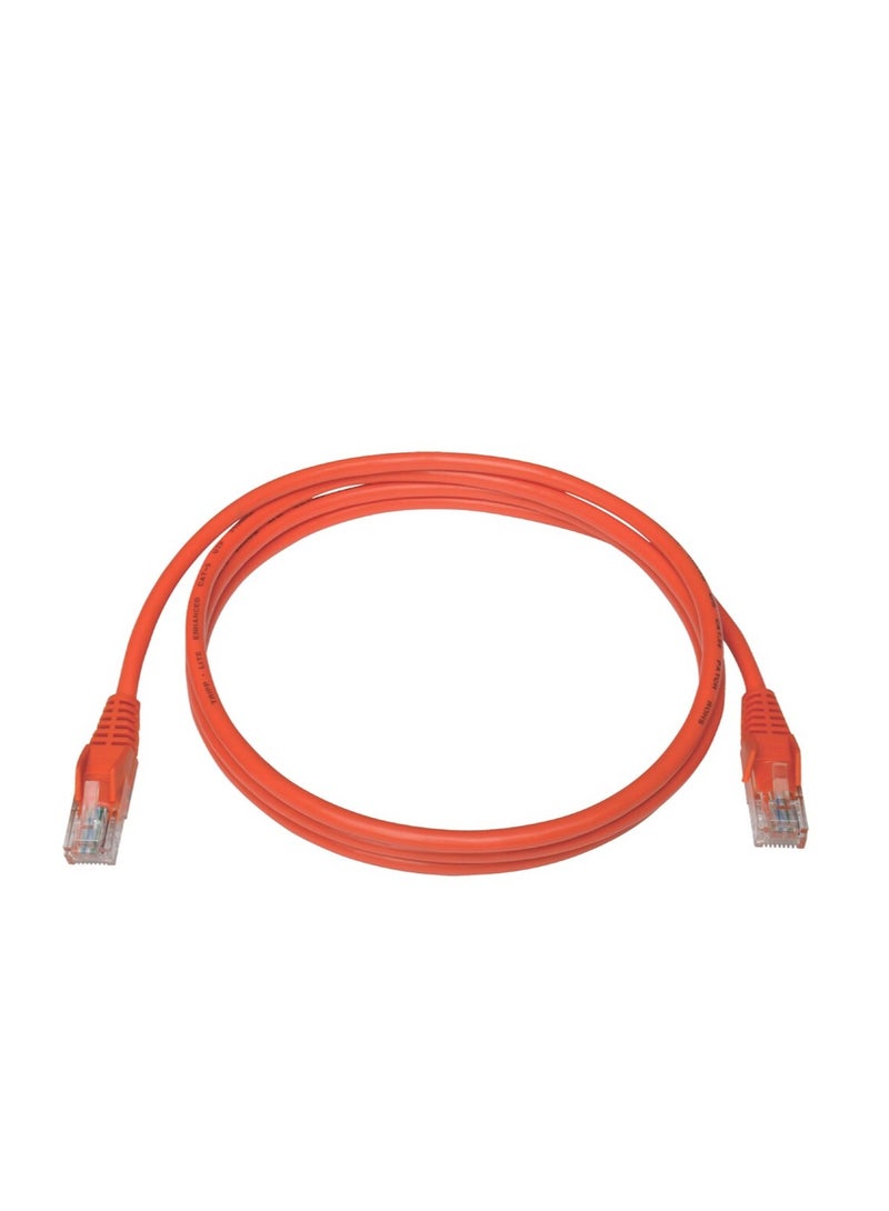 Cat 5e  Molded Patch Cable, Orange, 2M  - Image 2