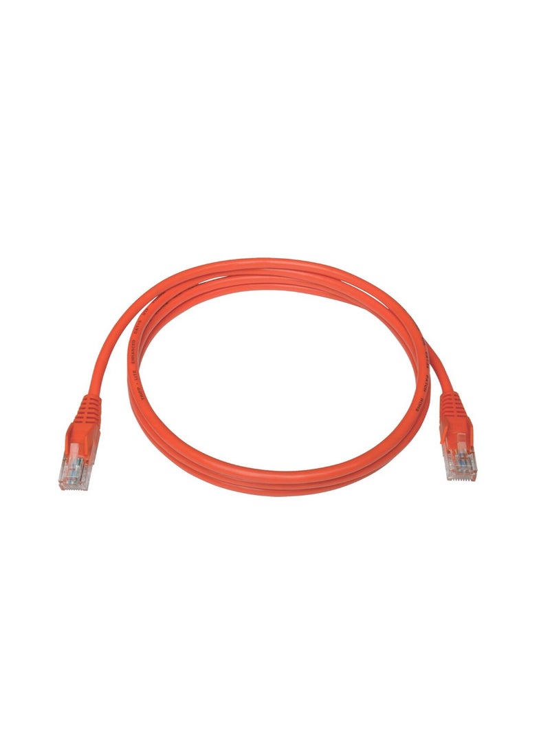 Cat 5e  Molded Patch Cable, Orange, 2M  - Image 1