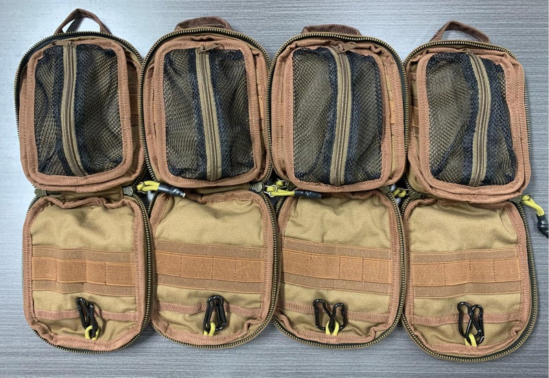 Roaring Fire Smolder Waxed Canvas Organizer - Tactical Molle Admin Pouch, EDC Tool Organizer with YKK Zippers, Molle Organizer Pouch for Everyday Carry Tool for Outdoor, Tactical, Survival - Image 5