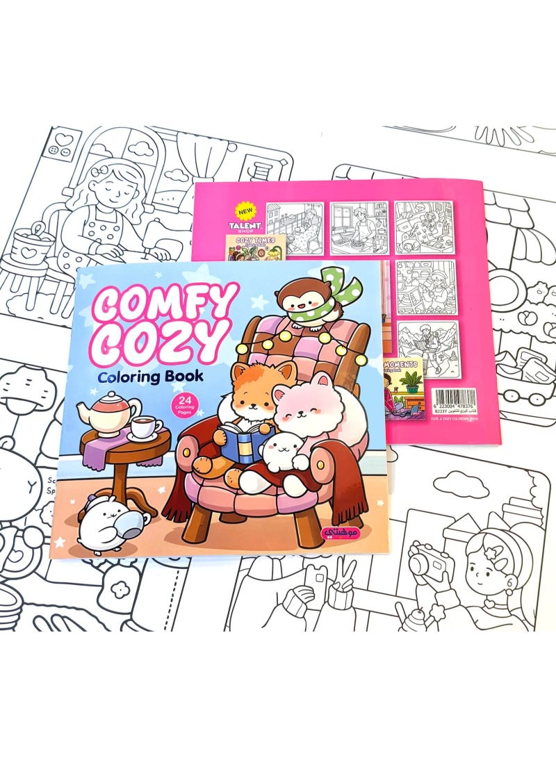 تالنت كتاب تلوين كوزي للكبار والصغار | كومفي Comfy | للاسترخاء وتقليل التوتر من تالنت شوب - Image 3