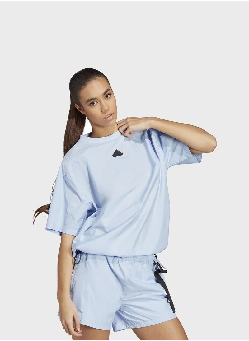 اديداس تيشيرت City Escape Loose-Fit