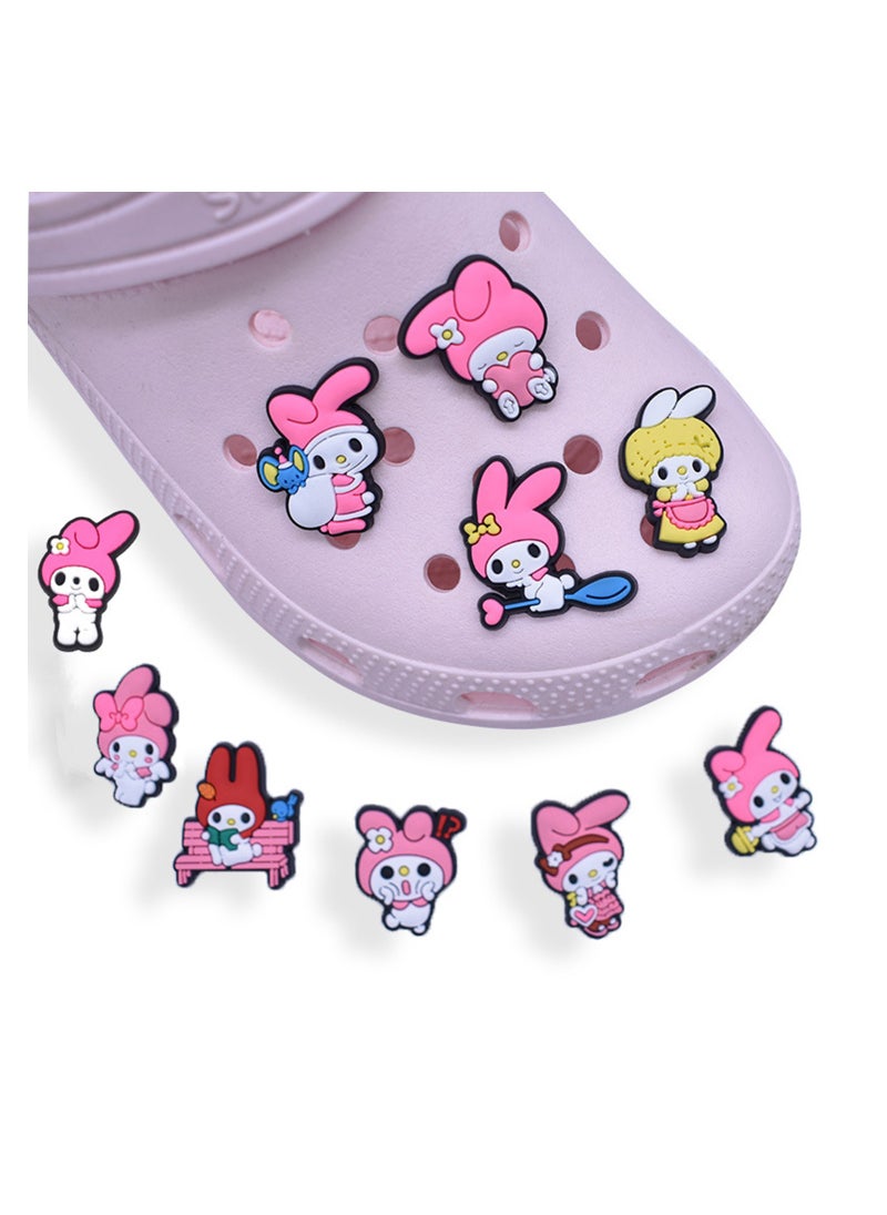Excefore 42PCS Lovely Croc Charms for Girls Adults, Kawaii Shoe Charms for Croc Clogs Sandals Decoration,Shoe Charms for Wristband Bracelets, Sandals Decoration Accessories  - Image 2