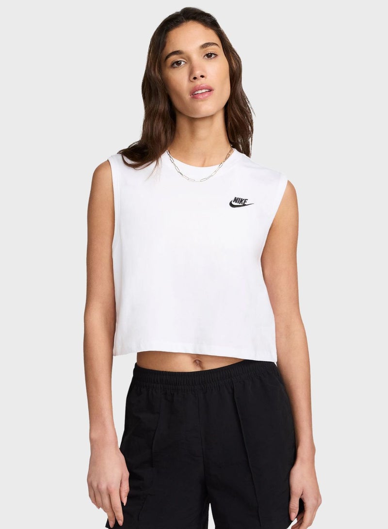 Nike Nsw Club Cropped T-Shirt  - Image 1