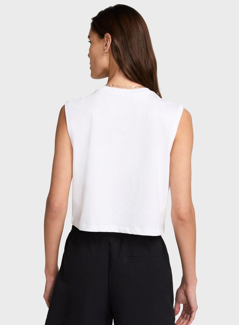 Nike Nsw Club Cropped T-Shirt  - Image 2